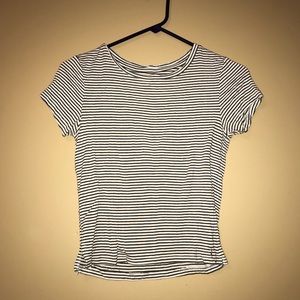 Black & White Striped American Eagle Shirt